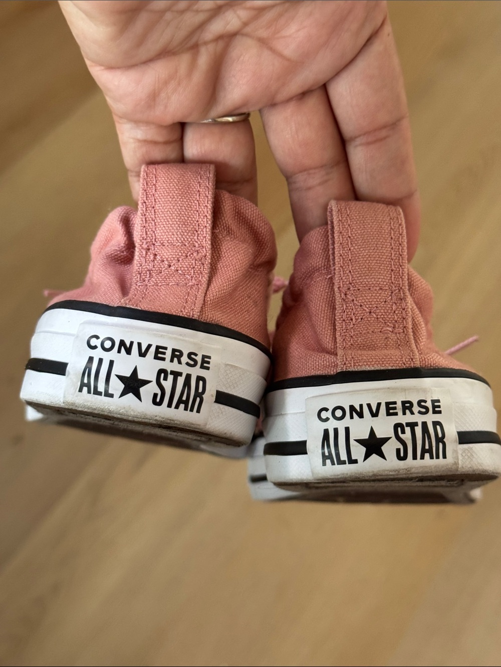 Converse Women’s Shoreline Soft Romantic Pink Canvas Slip On Chucks Size 8 - Picture 6 of 7